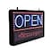 Alpine Led Open Signs for Business with Remote Super Bright Lighted Open Sign Easily Programmable Led Sign 3 Mode Electric Display Flashing Fixed Scrolling With Space for Extra Letters Numbers