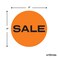 Sutter Signs 1000 pcs Sale Stickers for Retail Store Bright Orange Garage Yard Sales