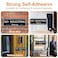 MOWPOG 2 Pack No Soliciting Sign for House Strong SelfAdhesive No Solicitation Signs 79x28 Thick Acrylic Weatherproof and Sturdy Sign for Front Door Home Office Wall Keep Solicitors Away