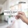 Sutter Signs 2pk Please Knock Sign for Door Sticker Please Knock Wait Before Entering Door Sign Decals 5 x 2 White