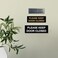 All Quality Basic Please Keep Door Closed Wall or Door Sign DoubleSided Adhesive Foam Tape Durable Material Ensure Safety and Privacy Brushed Silver Medium 1 Pack