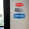 All Quality Fancy Staff Only Wall or Door Sign Durable Material Keep Visitors and Guests Safe Brushed Gold Medium 1 Pack