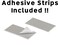 Alpine Industries Push Sign Self Adhesive Highly Visible Black Outdoor WallDoor Placard wWhite Text for Office Business Shop Exit Entrance