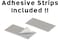 Alpine Industries Push Sign Self Adhesive Highly Visible Black Outdoor WallDoor Placard wWhite Text for Office Business Shop Exit Entrance