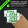 Safety Supply ATM Inside Vinyl Sign 5 x 12 Sticker Decal 3 Pack Retail Store Sign