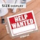 BAZIC PRODUCTS BAZIC Products Help Wanted Sign 12 x 16 in Weather Resistant Tapes Tacks Or Frames for Stores Offices Doors 2 Pack