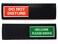 DISH NANNY Black Do Not Disturb Sign SHUTTER CHANGES WHEN YOU PUSH IT For Home OfficesHotels Hospitals Dont Disturb Welcome Signs Also includes double sided tape mounting
