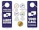 CLEVER SIGNS Business Design Video Call in Progress Do Not Disturb Door Hanger Sign 2 Pack Double Sided Ideal for Online Sessions and Meetings Online Classes Home Offices