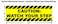 Patriot Wholesale Caution Watch Your Step StickerSign 4x12 with Waterproof Thick UV Coating