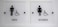 Custom Product Designer ADA Men Women Restroom Sign Set with Braille and Stand Off Mounts 9 Square Frosted