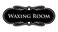 Signs ByLITA Designer Waxing Room Sign Black Medium 1 Pack