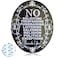 Dxsigns No Soliciting Sign for Home No Trespassing Signs Aluminum 5 X 4 Laser Engraving Anodized Aluminum Never Change ColorNew Version
