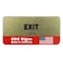 GDS Architectural Exit Identification Sign ADA Compliant Sign Raised Icons Raised Braille Brushed Gold TCO Inspection Certified 7W x 3H by GDS Made in USA