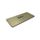 GDS Architectural Exit Identification Sign ADA Compliant Sign Raised Icons Raised Braille Brushed Gold TCO Inspection Certified 7W x 3H by GDS Made in USA
