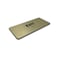 GDS Architectural Exit Identification Sign ADA Compliant Sign Raised Icons Raised Braille Brushed Gold TCO Inspection Certified 7W x 3H by GDS Made in USA