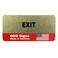 GDS Architectural Exit Identification Sign ADA Compliant Sign Raised Icons Raised Braille Brushed Gold TCO Inspection Certified 7W x 3H by GDS Made in USA