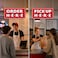 GEEKBEAR Order Here and Pick Up Here Signs Red 2 Pack 12 x 6 Premium NonFading Design with Special Hanging Hooks Perfect for Restaurants Cafes and Bars Made of Durable Acrylic
