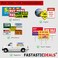 Fastasticdeals Gift Cards Available Here Business Decal Sticker Retail Store Sign 45 X 12 Inches
