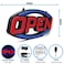GreenCube 2026 Model 32 x 16 LED Neon Open Sign Ultra Bright Extra Jumbo Large Remote Controlled Get Your Business Seen Day or Night