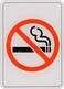 Hillman No Smoking Symbol Sign 5 x 7