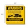 Sutter Signs Illegally Parked Warning Stickers Pack of 25 Tow Away Warning Sign for Illegal Car Vehicle Parking Violation