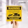 Sutter Signs Illegally Parked Warning Stickers Pack of 25 Tow Away Warning Sign for Illegal Car Vehicle Parking Violation