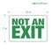 iSYFIX Not an Exit Stickers 2 Pack 10x7 Inch Premium SelfAdhesive Vinyl Laminated for Ultimate UV Weather Scratch Water and Fade Resistance for Office Buildings Workplace More