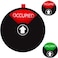Kichwit Privacy Sign for Office Home Restroom Conference Tells Whether Rooms are Vacant or Occupied 5 Inch Black