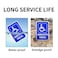 Enjoyist Large Handicap Parking Sign Handicapped Sign 18x 12 040 Rust Free Aluminum Reflective UV Protected and Weatherproof