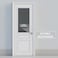 EVQ No Public Restrooms Sign Sticker 9x3 Inch Vinyl Window Door Signs Business Removable Waterproof Decal 5 Pack