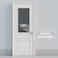 EVQ No Public Restrooms Sign Sticker 9x3 Inch Vinyl Window Door Signs Business Removable Waterproof Decal 5 Pack
