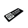 GDS Architectural No Smoking Sign by GDS ADA Compliant with Raised Icons and Lettering Includes Adhesive Strips for Easy Installation 7 W x 3 H Brushed Black Made in USA
