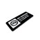 GDS Architectural No Smoking Sign by GDS ADA Compliant with Raised Icons and Lettering Includes Adhesive Strips for Easy Installation 7 W x 3 H Brushed Black Made in USA