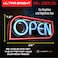 Element Lux Open Sign for Business with 49 Color Combinations ULTRA BRIGHT LED Neon Sign Visible Day and Night for Restaurant Coffee Bar Spa by Signs 16 x 75in