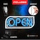 Element Lux Open Sign for Business with 49 Color Combinations ULTRA BRIGHT LED Neon Sign Visible Day and Night for Restaurant Coffee Bar Spa by Signs 16 x 75in