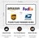 Sigo Signs Package Delivery Sign Please Leave Packages Here Sign FedEx Amazon UPS USPS 10x7 Inches Rust Free 040 Aluminum Fade Resistant Made in USA by