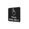 OriginDesigned Please Ring Bell Sign Adhesive Sticker Notice SILVERGOLDBLACK engraved with Universal Icon Symbol and Text Size 11cm x 9cm Waterproof and Durable