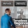 MolnijaPro Private Sign for Office Door Business Restaurant Hotel Commercial Privacy Black Large Signs No Entry selfadhesive 93 in Easy Installation without any tools