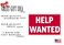 Rogue River Tactical Office Help Wanted Metal Tin Sign Business Retail Store Home Large Restaurant Bar Office Hotel
