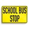 DIMARONGTON School Bus Sign 8x12 Aluminum Sign Weatheproof UV Protected