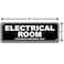 PV Prime Sign for Door Authorized Personnel Only in Acrylic Plastic Black and White Rounded Corners Durable Long Lasting with Double Sided Tape in the Back 3 x 9 Electrical Room