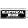 PV Prime Sign for Door Authorized Personnel Only in Acrylic Plastic Black and White Rounded Corners Durable Long Lasting with Double Sided Tape in the Back 3 x 9 Electrical Room
