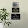 Signs ByLITA Classic Framed Please Do Not Knock Or Ring Doorbell Wall or Door Sign Easy Installation Mail Delivery Instruction Do Not Disturb BlackGold Small 1 Pack