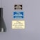 Signs ByLITA Classic Framed Please Do Not Knock Or Ring Doorbell Wall or Door Sign Easy Installation Mail Delivery Instruction Do Not Disturb Blue Small 1 Pack