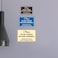 Signs ByLITA Classic Framed Please Do Not Knock Or Ring Doorbell Wall or Door Sign Easy Installation Mail Delivery Instruction Do Not Disturb Blue Small 1 Pack