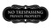 Signs ByLITA Designer No Trespassing Private Property Wall or Door Sign Security Sign for Property Black Small 1 Pack