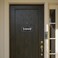 Signs ByLITA Fancy No Soliciting No Solicitar Sign Dark Brown Small 1 Pack