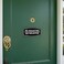 Signs ByLITA Fancy No Soliciting No Solicitar Sign Dark Brown Small 1 Pack