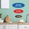 Signs ByLITA Oval Kitchen Staff Only Sign Brushed Gold Small