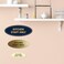 Signs ByLITA Oval Kitchen Staff Only Sign Brushed Gold Small